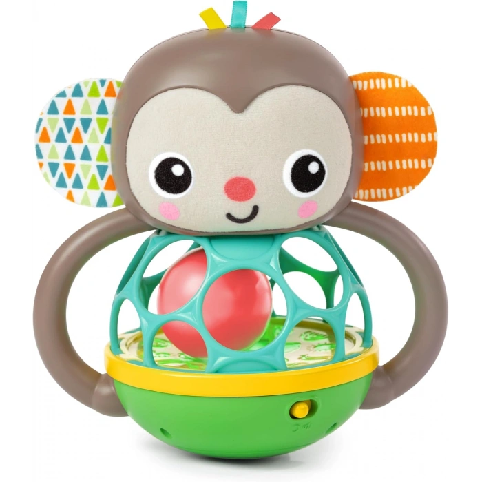Bright Starts Grab & Giggle Monkey Light-Up Müzikal Çıngırak Oyuncağı