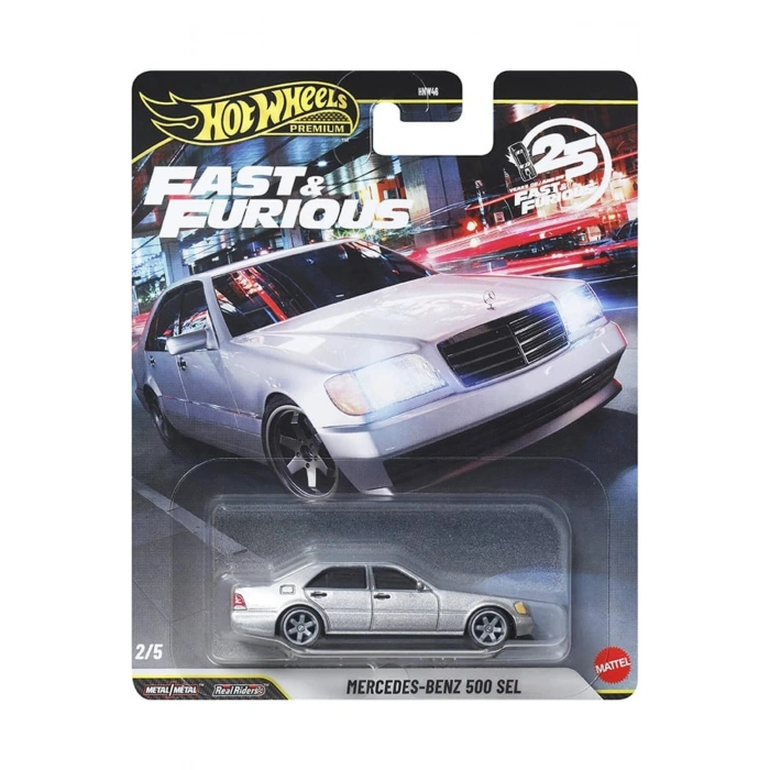 Hot Wheels Premium Series Fast & Furious Mercedes-Benz 500 Sel JHW67
