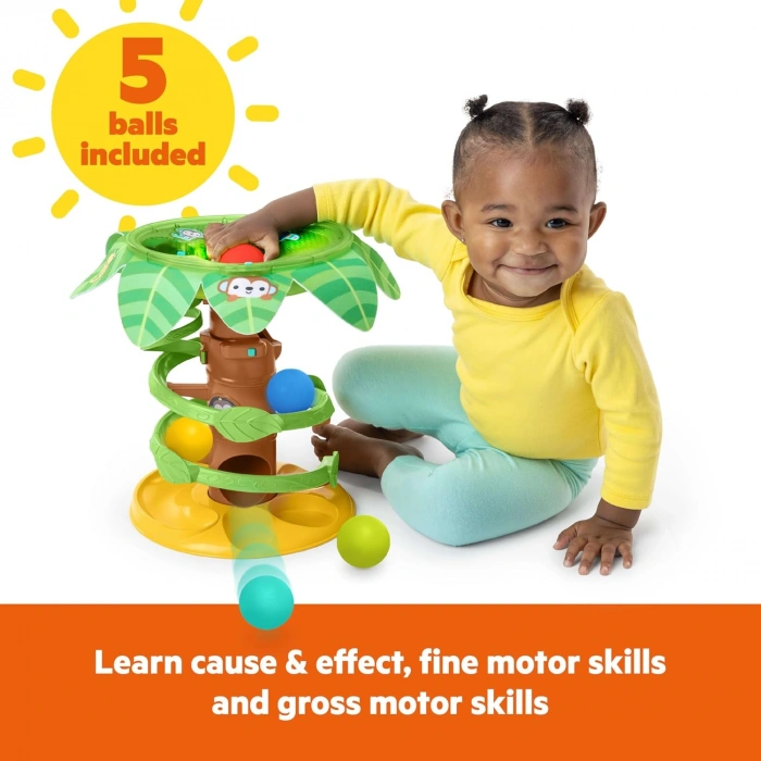 Bright Starts 2si 1 Arada Tropikal Burgu Top Kulesi Işıklı Ve Müzikli