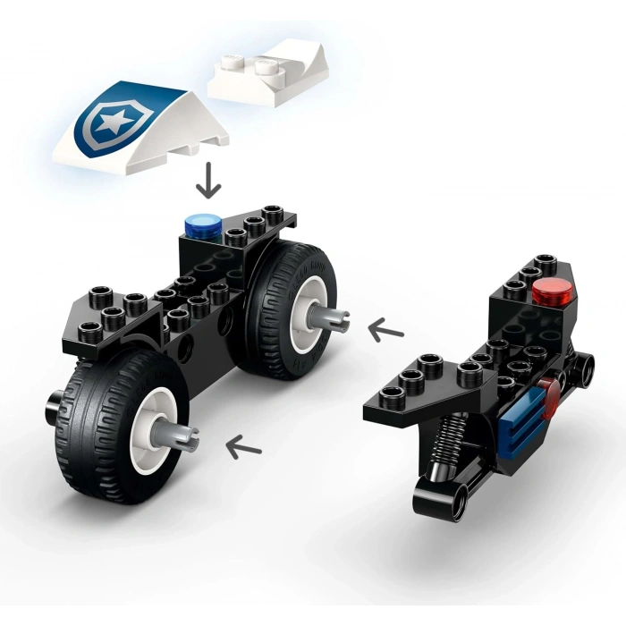 LEGO® City Polis Motosikleti Takibi 60455