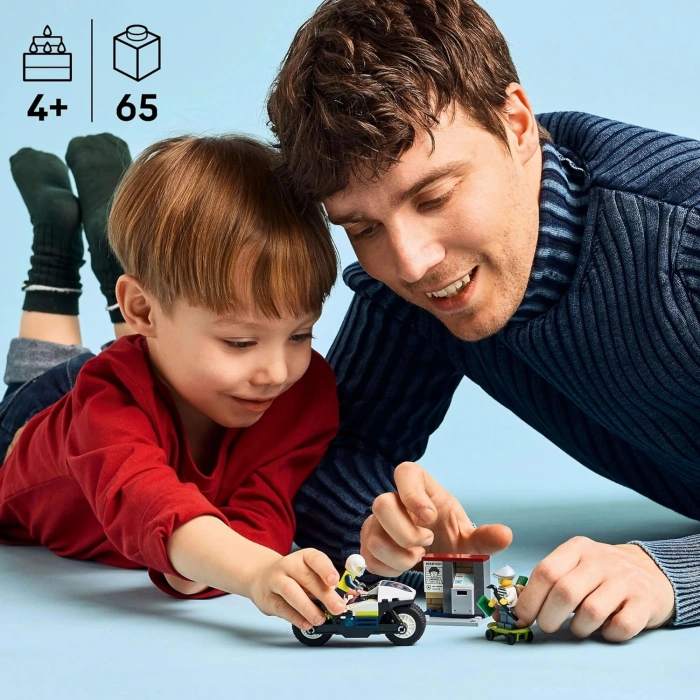 LEGO® City Polis Motosikleti Takibi 60455