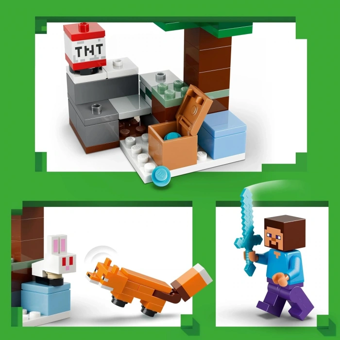 LEGO Minecraft Steve’in Tayga Macerası 21583