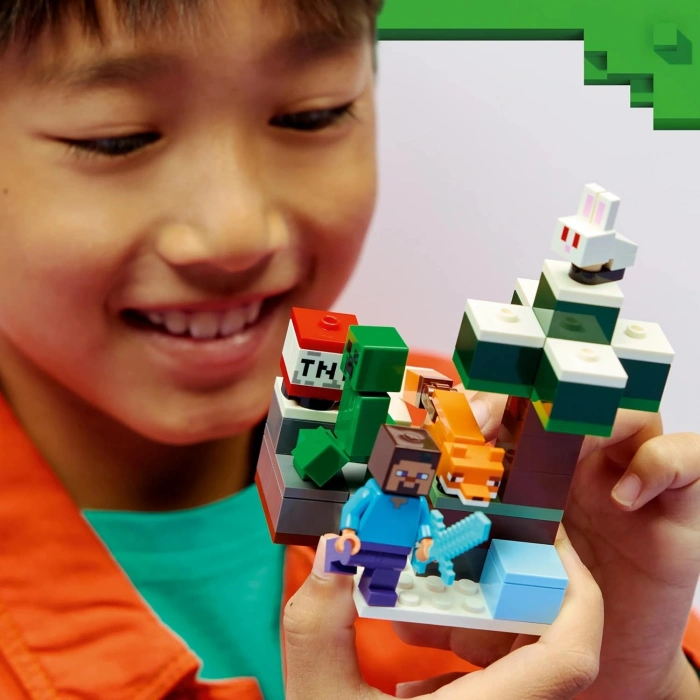 LEGO Minecraft Steve’in Tayga Macerası 21583