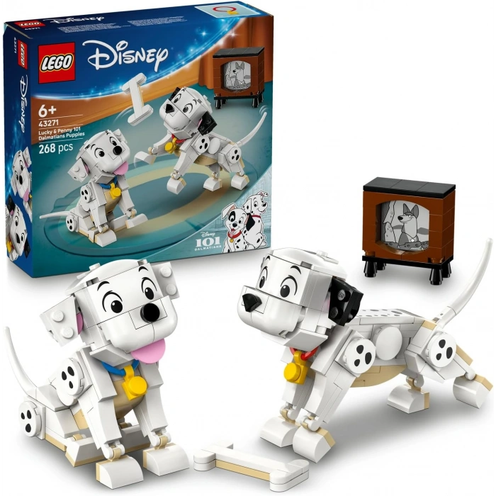 LEGO Disney Classic Lucky ve Penny 101 Dalmaçyalı Köpek Yavruları 43271
