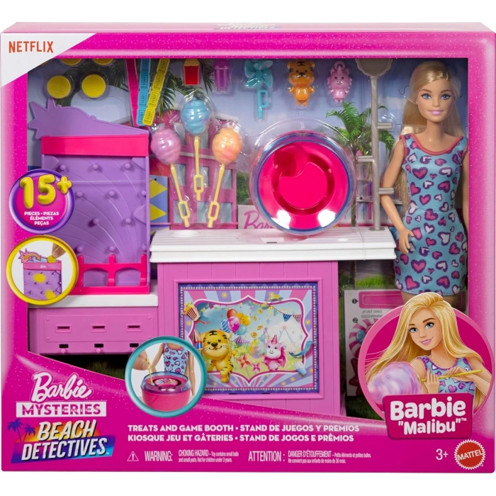 Barbie Mysteries Beach Detectives Ödüller ve Oyun Kabini JFV67