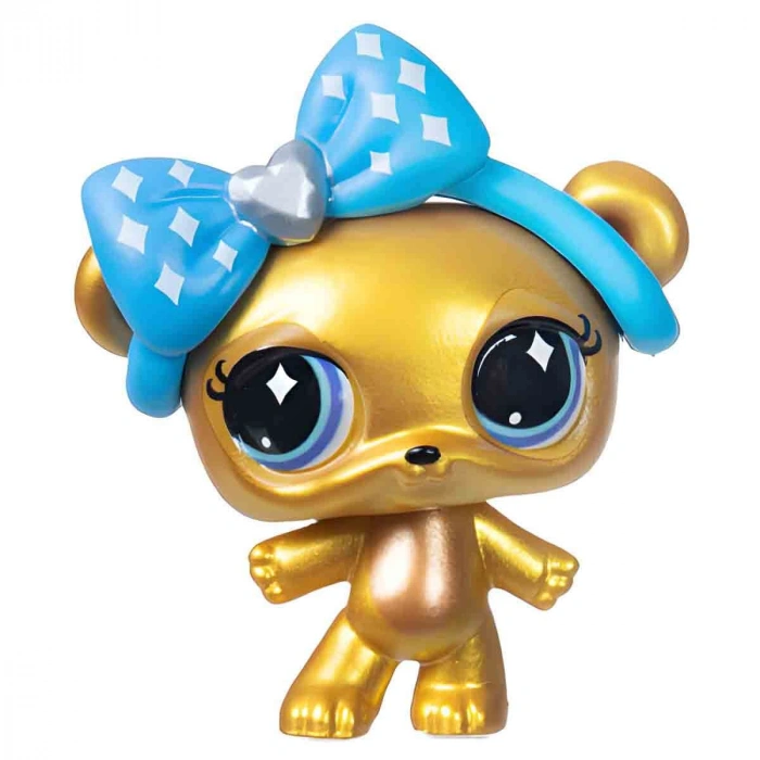 Littlest Pet Shop Minişler Tekli Paket Seri 4 Altın Ayı