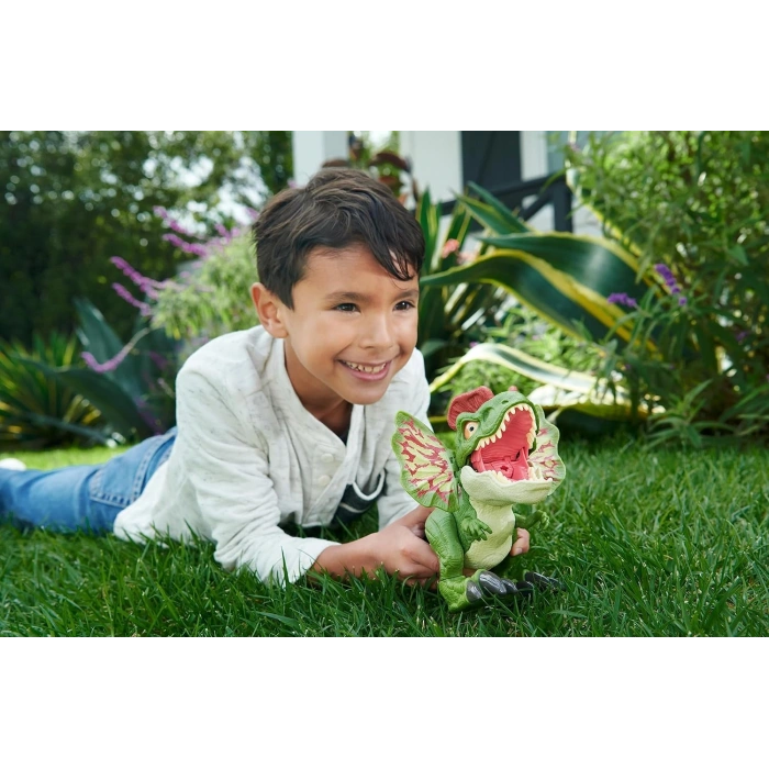Jurassic World Uncaged İnteraktif Dilophosaurus Figürü HNT65