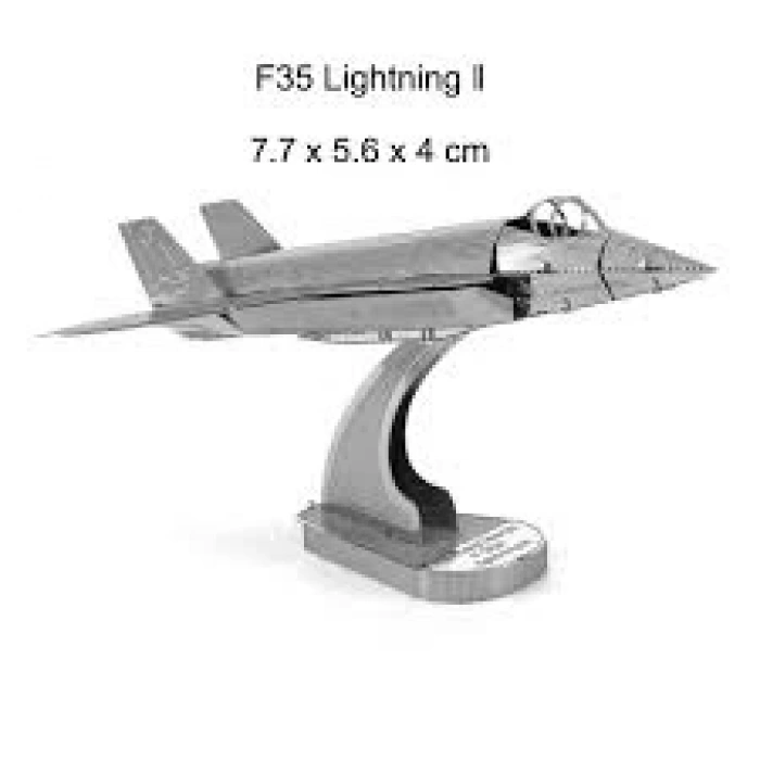 ABD F35 SAVAŞ UÇAĞI 3D Metal Maket Bulmaca Puzzle modeli kitleri DIY 14+ Yaş 13+ parça