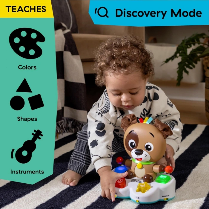 Baby Einstein Drum & Learn Dean Müzikal Öğrenme Oyuncağı, Çoklu Duyusal, 6 Aylık Ve Daha Büyük Bebekler İçin
