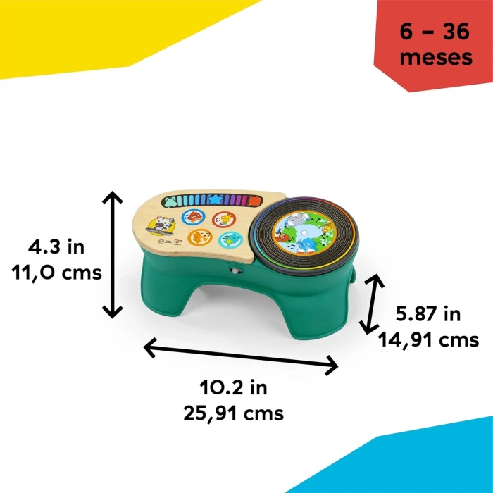 Baby Einstein Hape Dj Discovery Müzikli Oyuncak Pikap, 6 Aylık Ve Daha Büyük Bebekler İçin