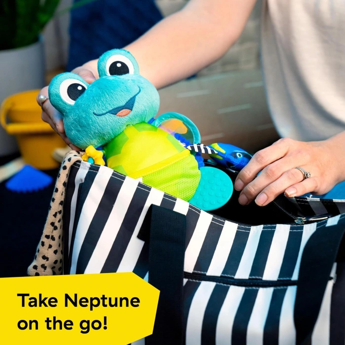 Baby Einstein Ocean Explorers Neptune’s Duyusal Yardımcı Etkinlik Pelüş Oyuncak