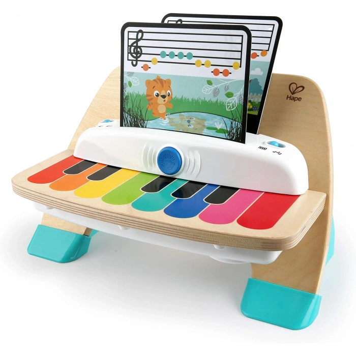 Baby Einstein ve Hape Magic Touch Piyano Ahşap Müzikli Yürümeye Başlayan Oyuncağı, 6 Ay ve Üzeri