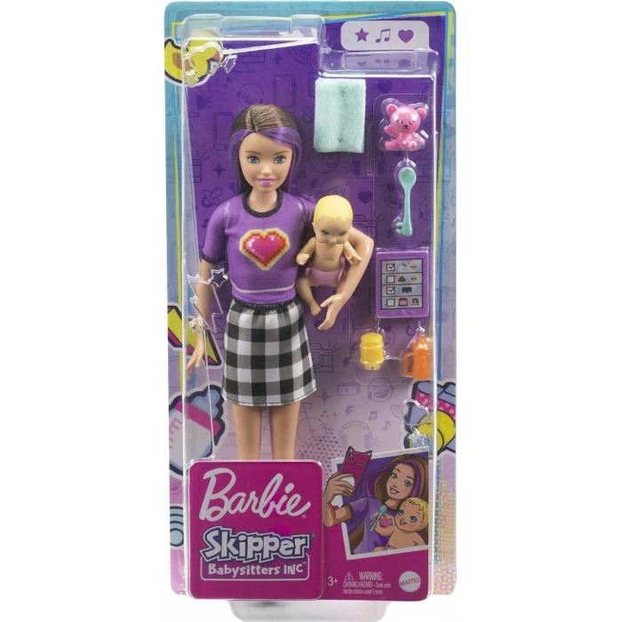 Barbie Bebek Bakıcısı Skipper Bebek Serisi GRP11