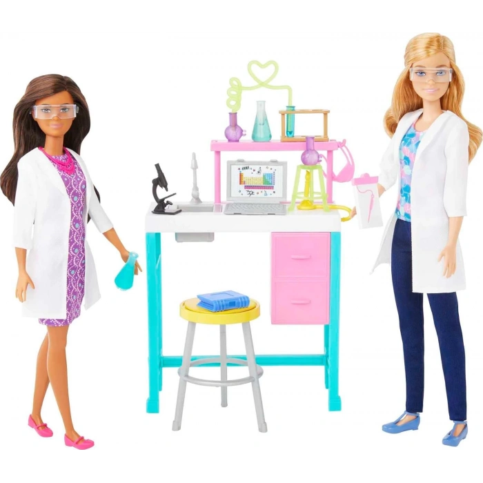 Barbie® Bilim Laboratuarı Oyun Seti, 3Y+, HJY95