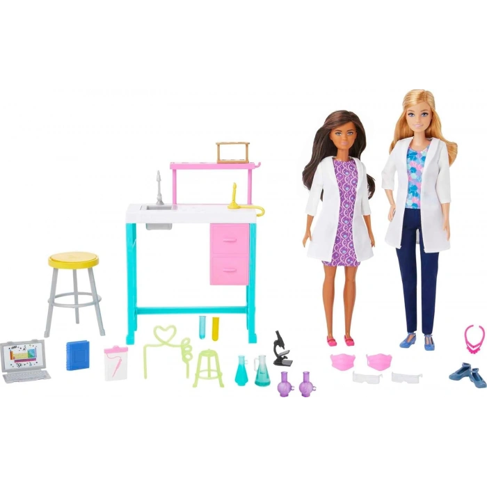Barbie® Bilim Laboratuarı Oyun Seti, 3Y+, HJY95