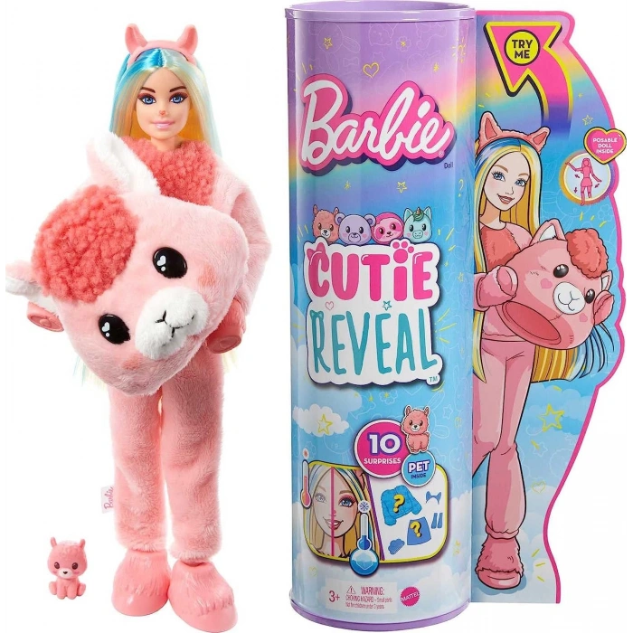 Barbie Cutie Reveal Bebekler 2. Seri Parti Laması HJL60