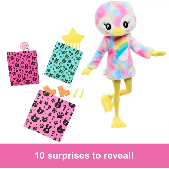 Barbie Cutie Reveal Color Dream Series Penguin HRK40