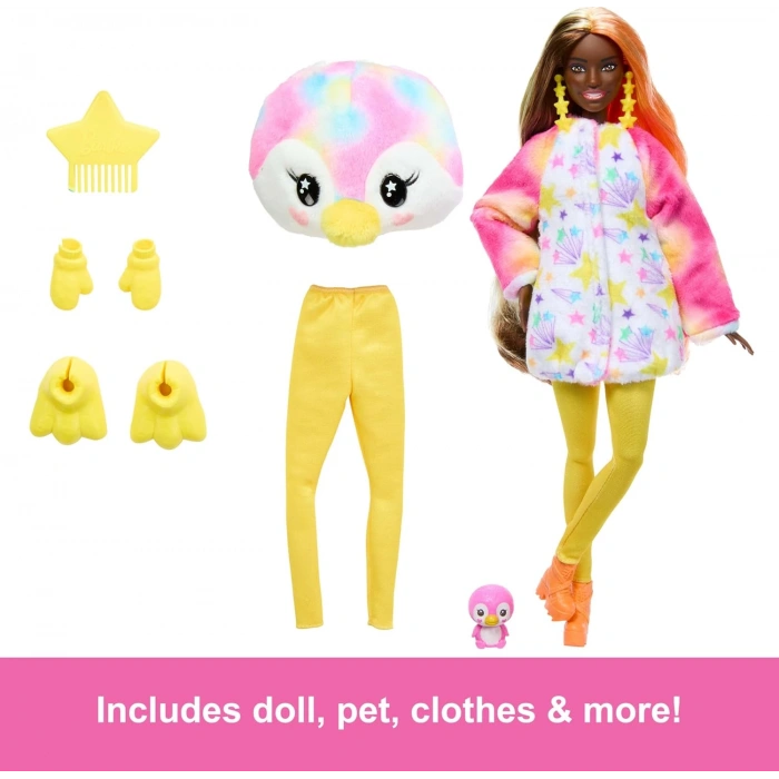 Barbie Cutie Reveal Color Dream Series Penguin HRK40