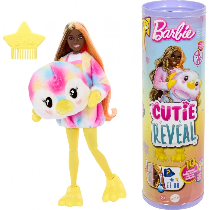 Barbie Cutie Reveal Color Dream Series Penguin HRK40
