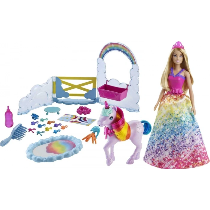 Barbie Dreamtopia Bebek ve Tek Boynuzlu At GTG01