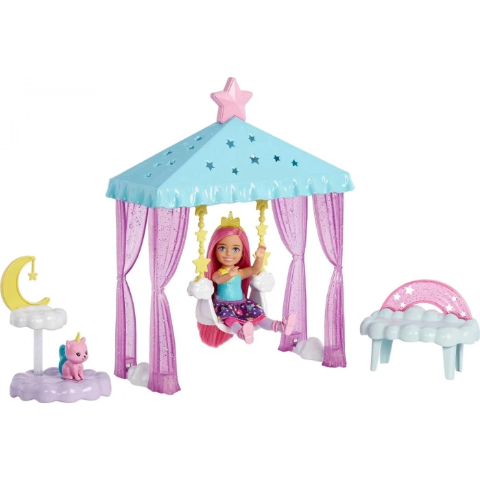 Barbie Dreamtopia Chelsea Oyun Alanı, 3 yaş ve üzeri, HLC27