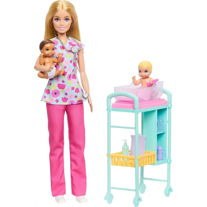 Barbie Kariyer Bebekleri Çocuk Doktoru Bebek JCR71-JMK12