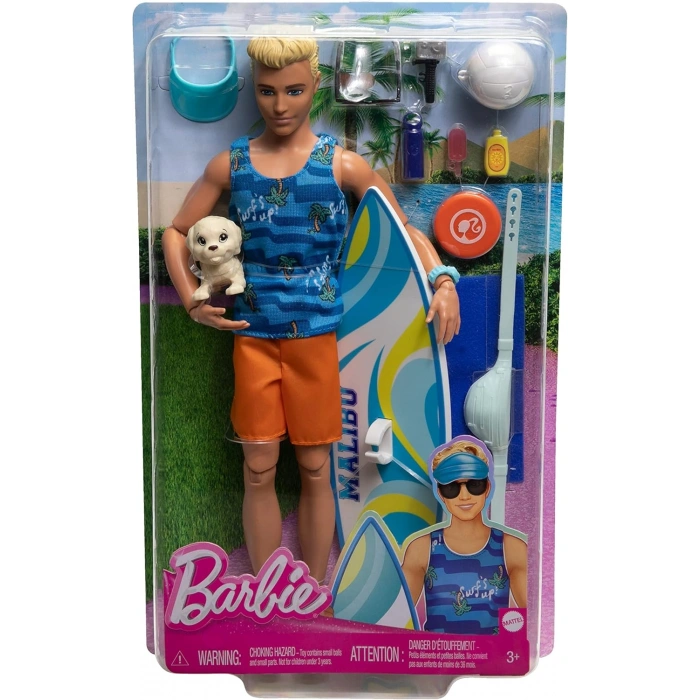 Barbie Ken Sorf Yapiyor Oyun Seti HPT50