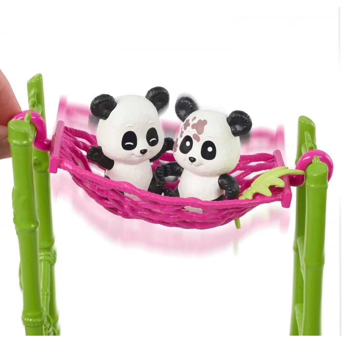 Barbie Panda Bakımı Oyun Seti, 3 yaş ve üzeri, HKT77