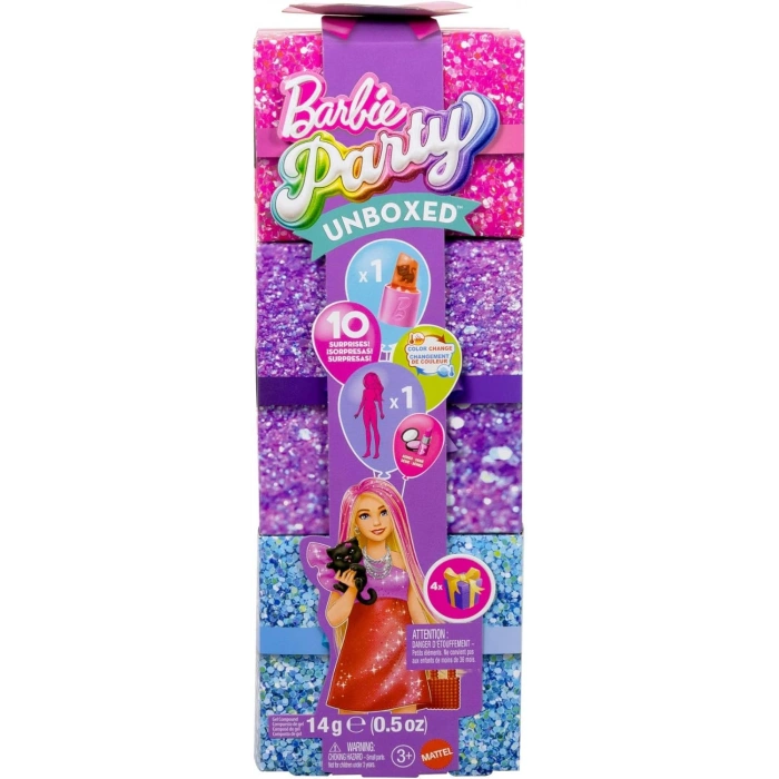 Barbie Parti Paketi bebek ve aksesuar Glam Party Series Red Original Doll JFY68