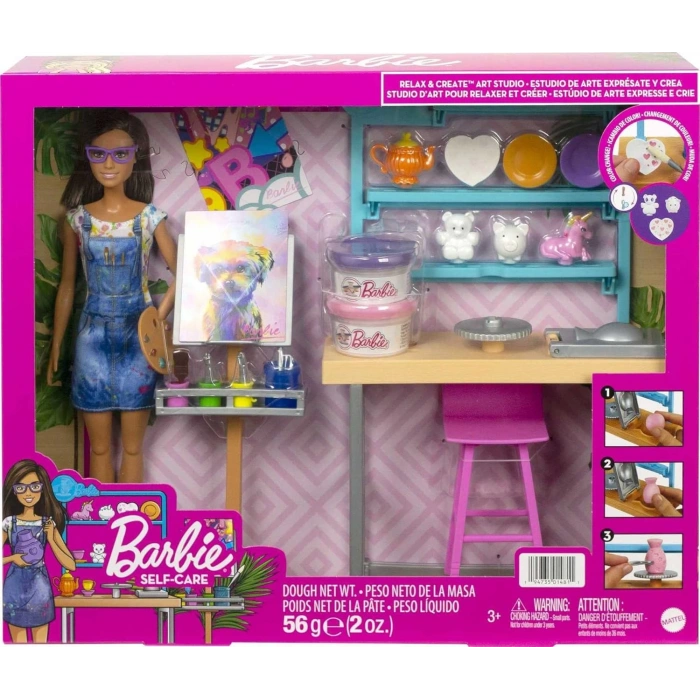 Barbie Sanat Atölyesi Oyun Seti HCM85