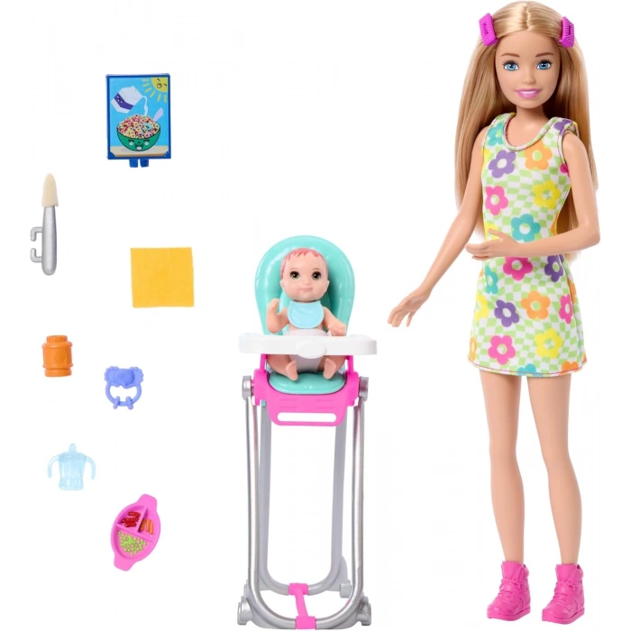 Barbie Skipper Bebek Bakıcısı Oyun Seti HTK35