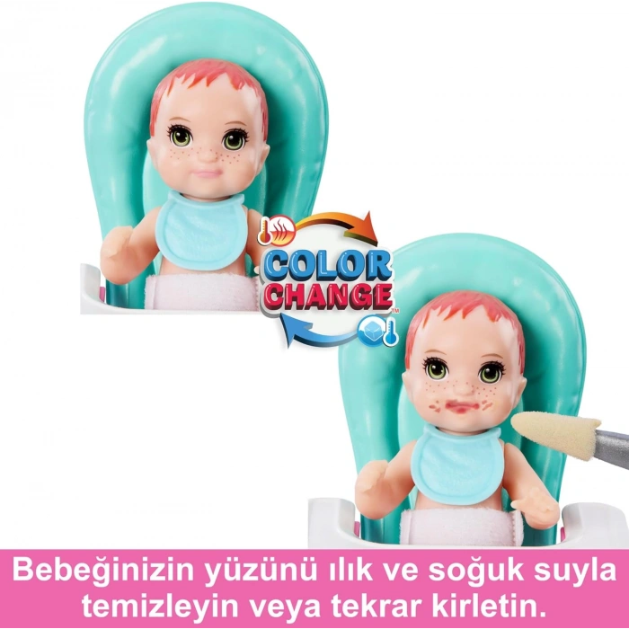 Barbie Skipper Bebek Bakıcısı Oyun Seti HTK35