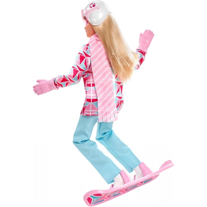 Barbie Snowboard Sporcusu Bebek HCN32