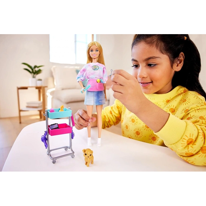 Barbie Stilist Bebekler Oyun Setleri ‎HNK95