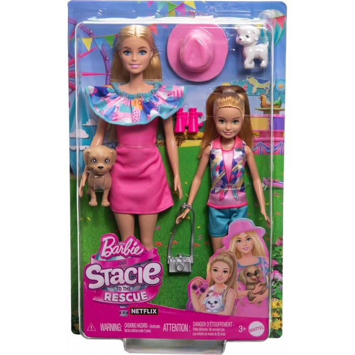 Barbie Ve Stacie Kız Kardeşler İkili Set HRM09