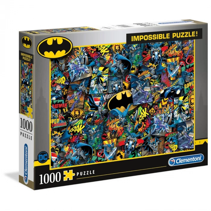 Clementoni - 1000 Parça Batman Yetişkin Puzzle - Impossible