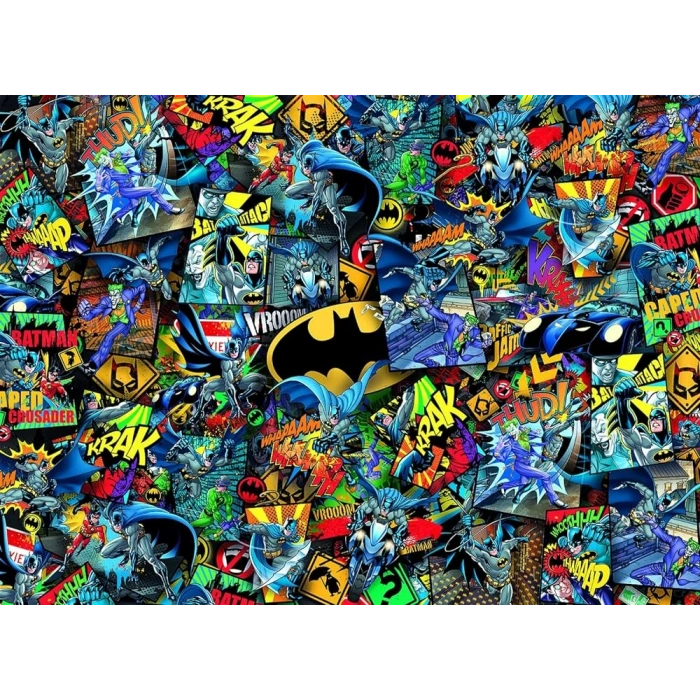 Clementoni - 1000 Parça Batman Yetişkin Puzzle - Impossible