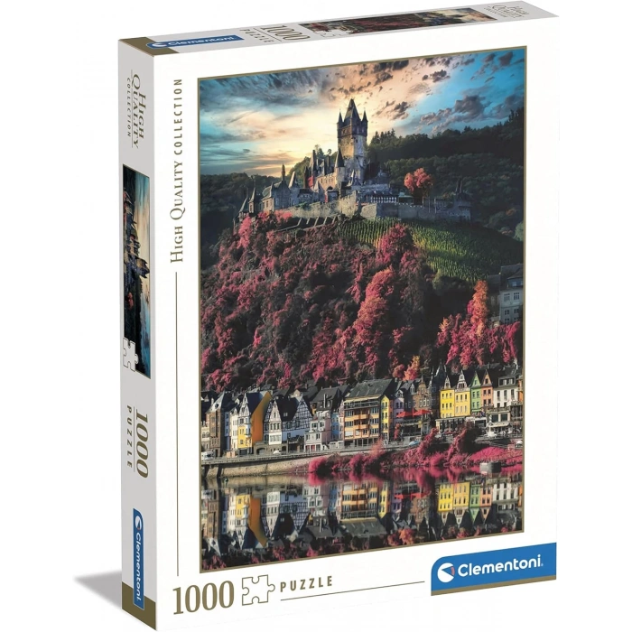 Clementoni 1000 Parça Collection Yetişkin Puzzle Cochem Castle 39648