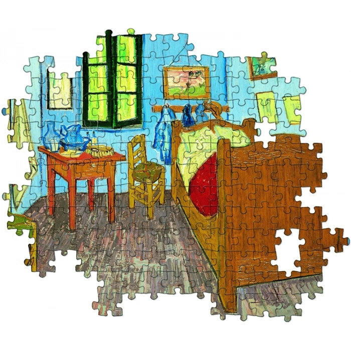 Clementoni 1000 Parça Museum Collection Yetişkin Puzzle Van Gogh “Bedroom in Arles