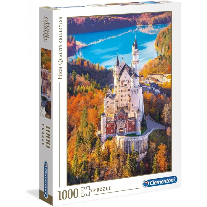 Clementoni 1000 Parça Yetişkin Puzzle Neuschwanstein 39382