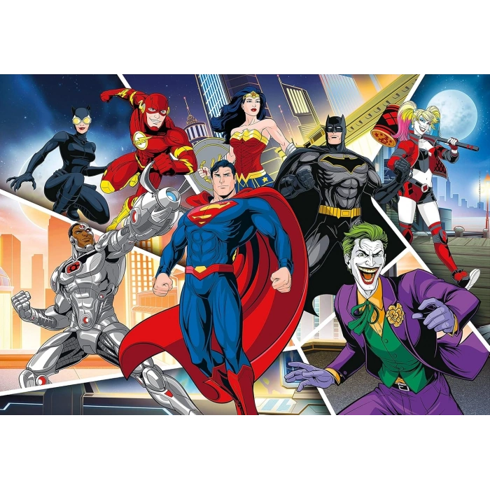 Clementoni 104 Parça Puzzle DC Comics Justice League 25722
