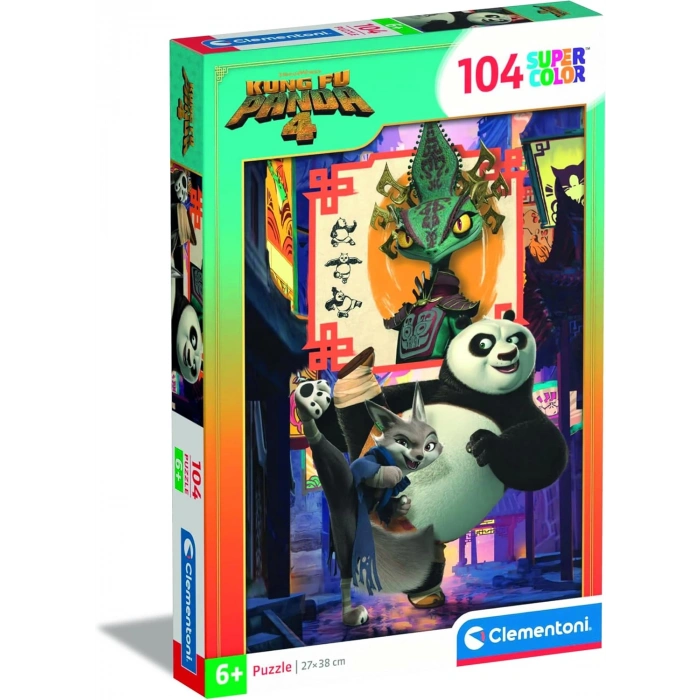 Clementoni 104 Parça Puzzle Kung Fu Panda 25781
