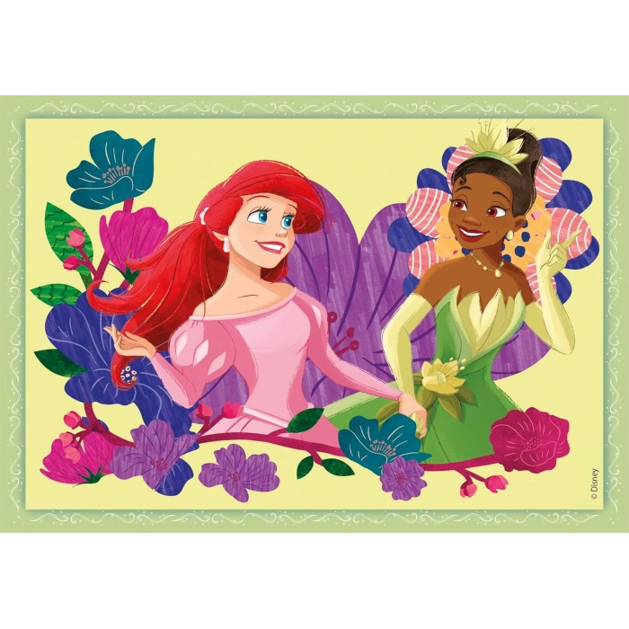 Clementoni 21517 Disney Princess  4 in 1 Super Color Puzzle