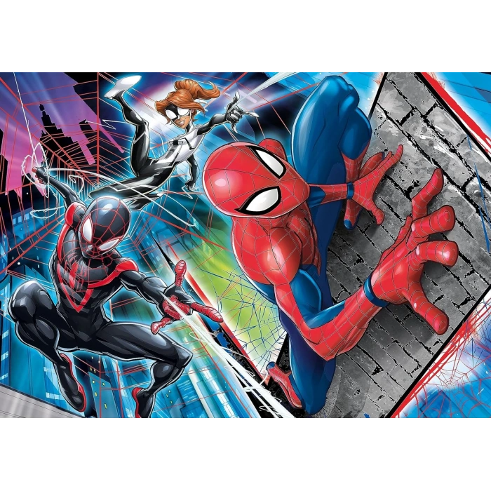 Clementoni - 26048 - Supercolor Puzzle - Marvel Spiderman - 60 parça