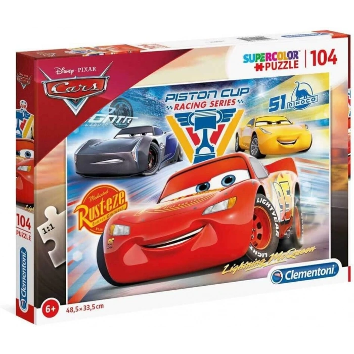 Clementoni 27072 Puzzle 104 Parça Cars 3