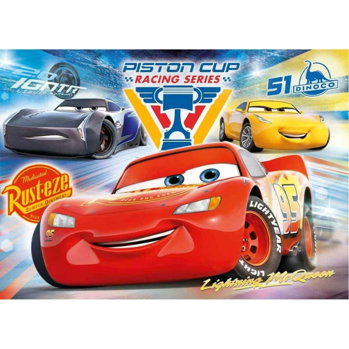 Clementoni 27072 Puzzle 104 Parça Cars 3