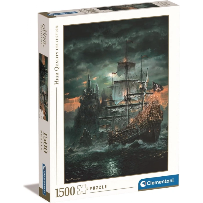 Clementoni 31682 Yetişkin Puzzle Korsan Gemisi 1500 Parça