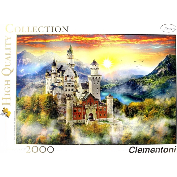 Clementoni 32559 Yetişkin Puzzle Neuschwanstein 2000 Parça