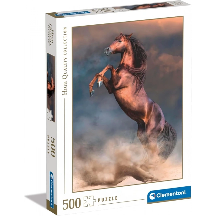 Clementoni 35521 Wild Red Stallion 500 Parça Puzzle