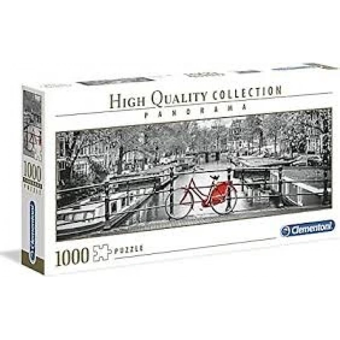 Clementoni 39440 Yetişkin Panorama Puzzle Amsterdam Bicycle 1000 Parça